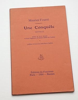 Image du vendeur pour Une Conqute mis en vente par Librairie-Galerie Emmanuel Hutin