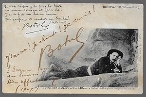 Carte postale autographe signée