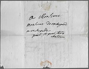 Lettre autographe signée