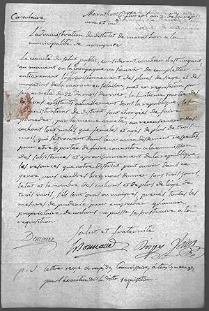 Authentiques documents historiques concernant le Var sous la Révolution.
