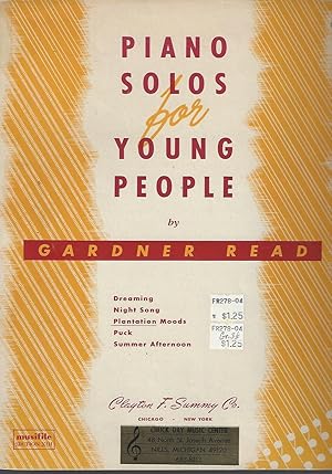 Imagen del vendedor de Plantation Moods Piano Solos for Young People a la venta por Vada's Book Store