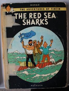 Seller image for THE RED SEA SHARKS. (The Adventures of TINTIN Comics Graphic Novel Hardcover Series) ENGLISH Language Edition; for sale by Comic World