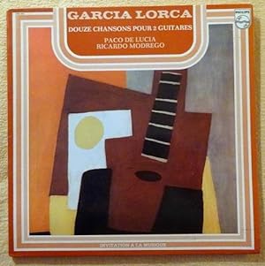 Bild des Verkufers fr Federico Garcia Lorca: Douze Chansons Pour 2 Guitares LP 33 1/3 UMin zum Verkauf von ANTIQUARIAT H. EPPLER