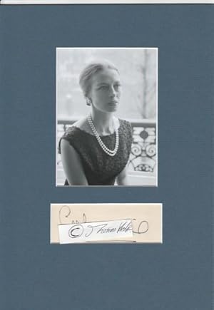 CAPUCINE ( (eigentlich Germaine Hélène Irène Lefebvre; 1928 -1990 SM) französische Filmschauspiel...