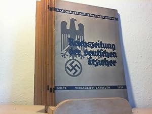 Reichszeitung der deutschen Erzieher. Nationalsozialistische Lehrerzeitung 1934. Nummer 1 -12, ko...