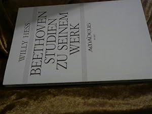 Bild des Verkufers fr Beethoven : Studien zu seinem Werk. zum Verkauf von Versandhandel Rosemarie Wassmann
