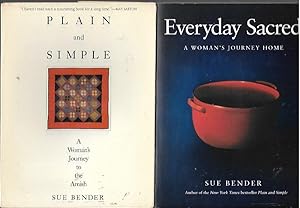 Bild des Verkufers fr Plain and Simnple: A Woman's Journey to the Amish & Everyday Sacred: A Woman's Journey Home zum Verkauf von Bookfeathers, LLC