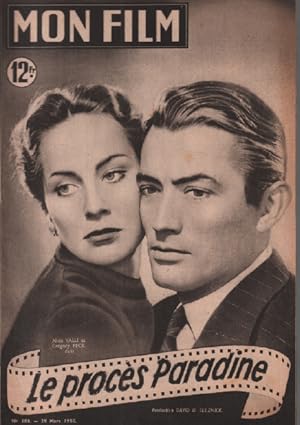 Le procès paradine / revue mon film n° 188 alida valli gregory peck