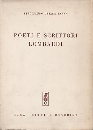 Seller image for Poeti e scrittori lombardi. Contributi di studi. for sale by Il Muro di Tessa sas Studio bibl. di M.