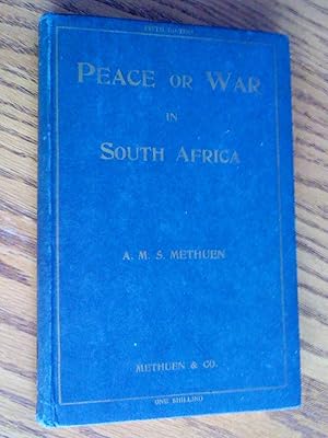 Bild des Verkufers fr Peace or War in South Africa, fifth edition revised and enlarged zum Verkauf von Livresse