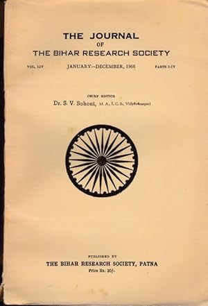 The Journal of the Bihar Research Society.