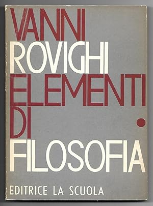 Elementi di filosofia vol. 1