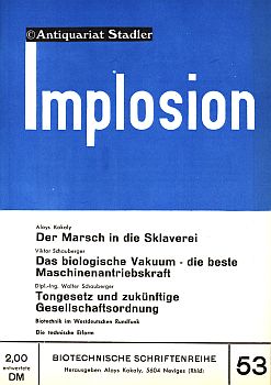 Implosion. Biotechnische Schriftenreihe Heft 53.