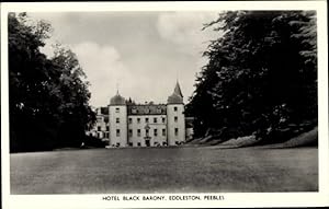 Seller image for Ansichtskarte / Postkarte Peebles Schottland, View of the Hotel Black Barony, Eddleston for sale by akpool GmbH