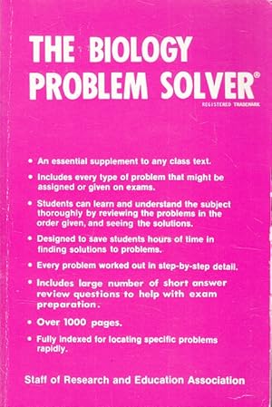 The Biology Problem Solver (Rea's Problem Solvers)