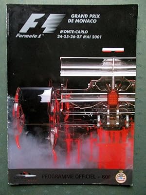 Seller image for F1. Formula 1.Grand Prix De Monaco, Monte-Carlo 24-25-26-27 Mai 2001, Officiel Programme. for sale by Tony Hutchinson