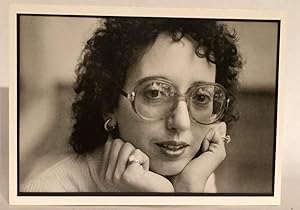 Photograph Postcard of Joyce Carol Oates.