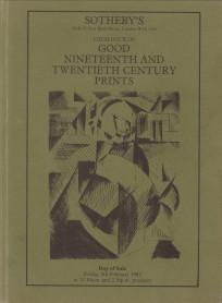 Good Nineteenth and Twentieth Century Prints