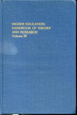 Immagine del venditore per Higher Education : Handbook of Theory and Research Volume III venduto da Librairie Le Nord