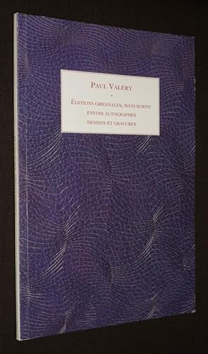 Imagen del vendedor de Laurent Coulet, catalogue 61 : Paul Valry - Editions originales, envois autographes, dessins et gravures a la venta por Abraxas-libris