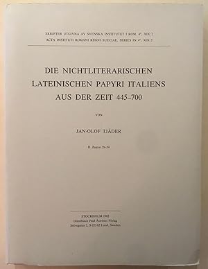 Die nichtliterarischen lateinischen Papyri Italiens aus der Zeit 445-700 / 2 Papyri 29-59. [Istit...