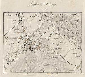 Bild des Verkufers fr Umgebungskarte, Darstellung der "Treffen bei Ebelsberg. Den 3. Mai 1809". zum Verkauf von Antiquariat Clemens Paulusch GmbH