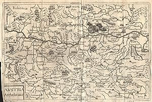 Bild des Verkufers fr Kupferstich- Karte, ( v. D. Custos ) aus Bellus, "Avstria Archiducatus". zum Verkauf von Antiquariat Clemens Paulusch GmbH