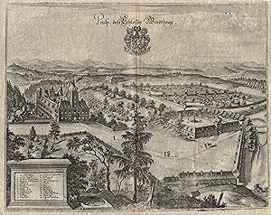 Seller image for Ansicht, "Prosp. de Schlosses Windthaag". for sale by Antiquariat Clemens Paulusch GmbH