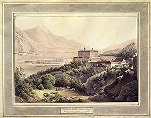Seller image for Ansicht, "Ansicht des Schlosses Ambras in Tirol.". for sale by Antiquariat Clemens Paulusch GmbH