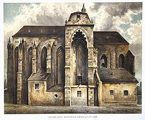 Bild des Verkufers fr Teilansicht, Kapuzinerkirche. zum Verkauf von Antiquariat Clemens Paulusch GmbH