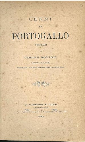 Cenni sul Portogallo compilati da Cesare Rovighi