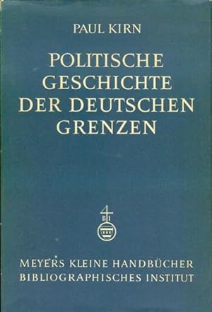 Imagen del vendedor de Politische Geschichte der Deutschen Grenzen a la venta por Bookmarc's