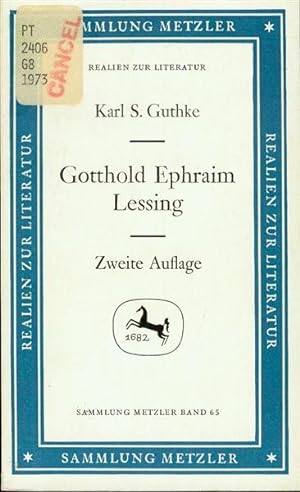 Seller image for Gotthold Ephram Lessing for sale by Bookmarc's