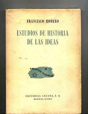 ESTUDIOS DE HISTORIA DE LAS IDEAS