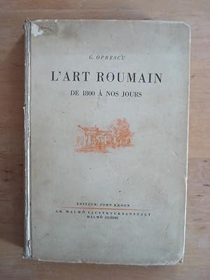 L'Art Roumain de 1800 a nos jours