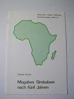 Bild des Verkufers fr Mugabes Simbabwe nach fnf Jahren - Deutsche Afrika-Stiftung. Schriftenreihe, Heft 20 zum Verkauf von Antiquariat Fuchseck