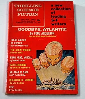 Imagen del vendedor de THRILLING SCIENCE FICTION JUNE 1974 a la venta por Preferred Books