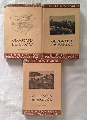 GEOGRAFÍA DE ESPAÑA. 3 Tomos