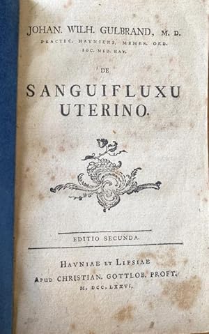 De sanguifluxu uterino. Editio secunda.