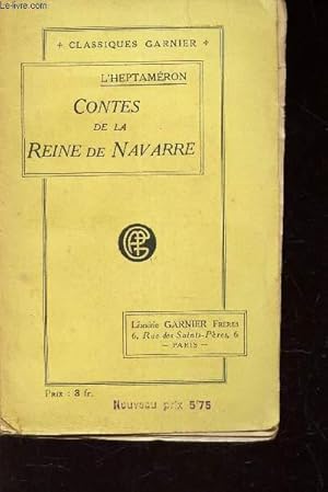 Imagen del vendedor de CONTES DE LA REINE DE NAVARRE - a la venta por Le-Livre