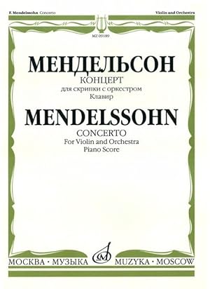 Bild des Verkufers fr Mendelssohn. Concerto E minor for violin and orchestra. Piano score. Ed. by Yampolsky zum Verkauf von Ruslania