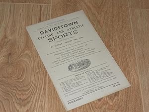 Programme Davidstown Cycling and Athletic Sports (Under N.A.C.A Rules) 16th August 1942