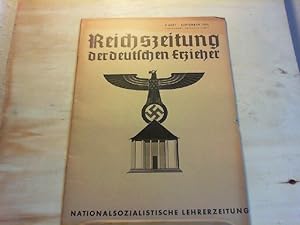 Reichszeitung der deutschen Erzieher. Nationalsozialistische Lehrerzeitung. 9. Heft 1936.