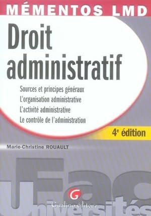 memento- droit administratif- 4eme edition