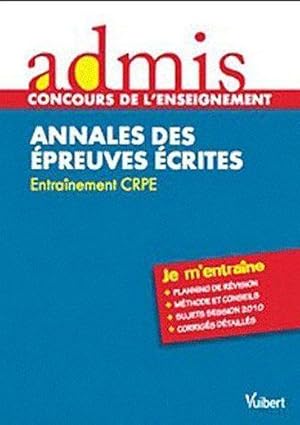 Professeur des écoles, annales et corrigés