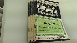 Image du vendeur pour Am heiligen Quell deutscher Kraft. 10.Jahrgang 1939, Folge 1 vom 7.4.1939 bis 12 vom 8.9.1939. mis en vente par Antiquariat Uwe Berg