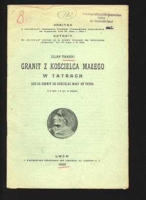 Immagine del venditore per Sur le granit de Koscielec Mazy en Tatra. Extrait du "Kosmos", Journal de la Societe Polonaise des Naturalistes "Kopernik", Vol. 50, Fasc. I, A, 1925. venduto da Antiquariat Bookfarm