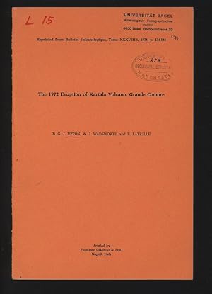 Bild des Verkufers fr The 1972 Eruption of Kartala Volcano, Grande Comore. Reprinted from Bulletin Volcanologique, Tome XXXVIII-1, 1974, p. 136-148. zum Verkauf von Antiquariat Bookfarm