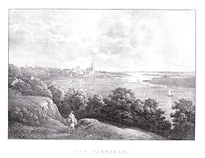 Bild des Verkufers fr Vue d'Arnheim" - Arnhem Arnheim Gelderland Gueldre Lithographie Cloet Niederlande Pays-Bas zum Verkauf von Antiquariat Steffen Vlkel GmbH