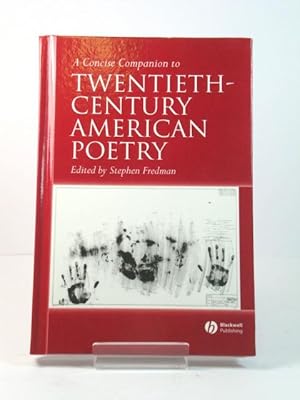 Bild des Verkufers fr A Concise Companion to Twentieth-Century American Poetry zum Verkauf von PsychoBabel & Skoob Books